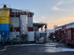 Pożar hali produkcyjnej w Wągrowcu