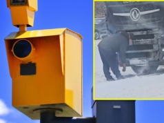 Zimowy trik na fotoradar podbija internet. Mandat dostaniesz i tak