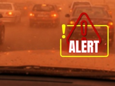 Ogromna chmura brunatnego pyłu nadciąga nad Niemcy