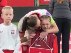 Piękny gest Pajor przed meczem. Kamery wszystko nagrały