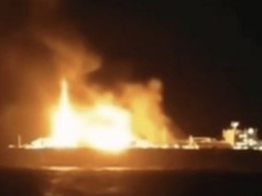 Rosyjski tankowiec płonie na Morzu Śródziemnym. To nie Iran