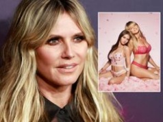 Heidi Klum pozuje w reklamie bielizny. Towarzyszy jej córka. "Nie ma z tym żadnego problemu"