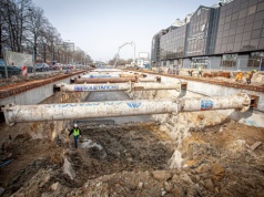 Tramwajem pod Dworzec Zachodni. Postępy prac w pierwszym takim tunelu