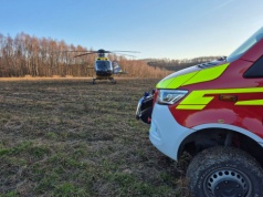 Dramatyczny finał wycinki drzew. W akcji śmigłowiec LPR i liczne służby