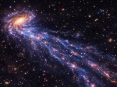 Webb znalazł galaktykę z mackami. Kosmos zrobił dziwnego fikoła