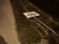 Kolejne znaki SCT zostały zniszczone. „Chyba nie myślicie że spoczęliśmy na laurach”