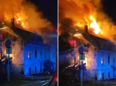 Tragiczny pożar pensjonatu. W środku strażacy znaleźli zwęglone zwłoki