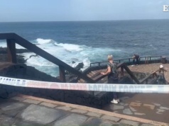 Turyści ignorują zakaz wstępu na plażę w El Sauzal