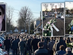 Pogrzeb zabitych w rodzinnej masakrze w Kadłubie. Tłumy żegnały ojczyma i prababcię 17-letniego mordercy