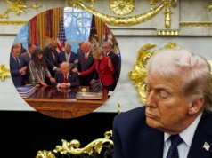 Stanęli nad Trumpem i zaczęli się modlić. Tłumaczymy, co działo się w Białym Domu