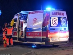 Pożar karetki pogotowia na A4. W środku pacjent