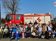 Lekcja o numerze alarmowym 112 w Szkole Podstawowej w Bieńkowicach