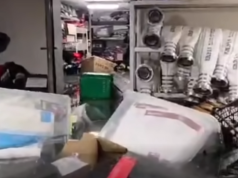 Zalana remiza OSP Brzeszcze. Strażacy stracili część sprzętu