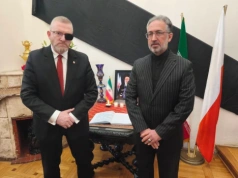 Braun i Korwin-Mikke w ambasadzie Iranu. „Teheran – Warszawa – wspólna sprawa!”
