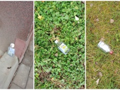 „Małpki” wszędzie. Kosze na śmieci – sztuk trzy