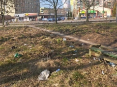 Zaśmiecone Osiedle Podłęże w Jaworznie