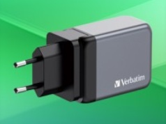 Ładowarka Verbatim (GaN, PD, 65 W, 2 USB C i 1 USB A) już za 66,17 zł w Amazon PL