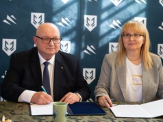 Inauguracja współpracy ZSTiO im. Stefana Żeromskiego w Częstochowie z firmą Maskpol