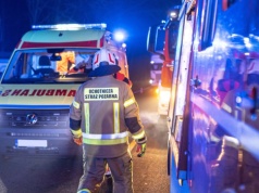 Pożar hotelu w Tychach. Zapaliło się poszycie dachu