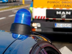 Awaria ciężarówki i utrudnienia na DK20