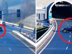 Koszmarna nieodpowiedzialność na ekspresówce. Policja pokazała nagranie