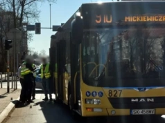 Śmiertelny wypadek w Katowicach. Zmarła kobieta potrącona przez autobus