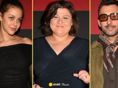 Znane twarze na spektaklu Agnieszki Kaczorowskiej i Marcina Rogacewicza. Wpadł też Rafał Maserak