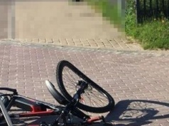 Dziewięcioletnia rowerzystka potrącona na przejściu dla pieszych. Zignorowała czerwone światło