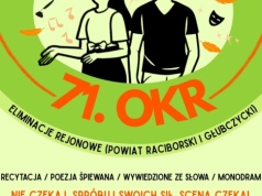 71. Ogólnopolski Konkurs Recytatorski – etap regionalny w Raciborzu