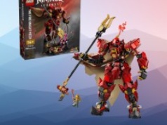 Klocki LEGO NINJAGO tanio na Allegro. Mech Ognistego Rycerza za 349 zł (zamiast 529 zł)!