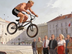 Balansowanie na jednym kole