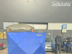 Tragedia na parkingu przed sklepem na Mokotowie