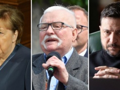 Merkel, Wałęsa i Zełenski z wyróżnieniami. Gwizdy w Parlamencie Europejskim
