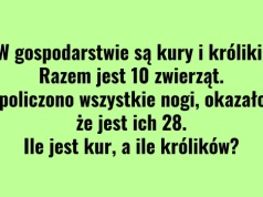Zagadka dnia. Łamigłówka z gospodarstwem potrafi zaskoczyć nawet wielkich fanów matematyki