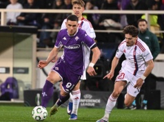 Fiorentina - Raków Częstochowa. Skrót meczu Ligi Konferencji (WIDEO)