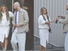 Maciej Pela i Edyta Folwarska dokazują po nagraniach "Halo tu Polsat". Tancerz znów zachował się jak dżentelmen (ZDJĘCIA)