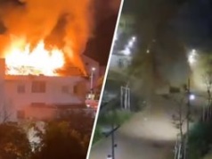 Uderzenia w Tel Awiwie. Słupy ognia