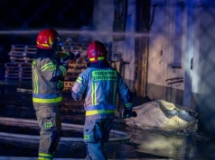 Czujka tlenku węgla, pożar trawy i zadymienie w mieszkaniu – pracowity dzień strażaków w powiecie raciborskim