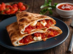 Włoski pieróg z pieca. Calzone ze szpinakiem i serami