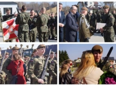 Żołnierze WOT złożyli uroczystą przysięgę w Wysokiem Mazowieckiem