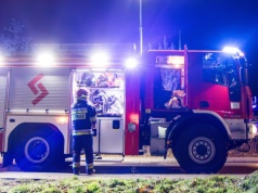 Nocny pożar hostelu. Kilkanaście osób znalazło się w schronisku