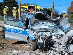 Jechali na sygnale. Koszmarny wypadek policjantów