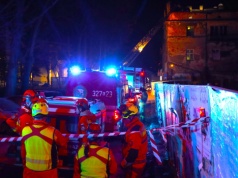 Grzegórzecka w Krakowie. W kamienicy zawalił się dach