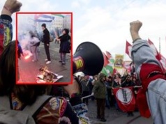 Manifestacja w Rzymie. Spalono zdjęcie Meloni