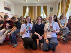 Wykład w Bystrzycy. Uczniowie Polskiego Gimnazjum opowiedzieli o wyjeździe do Nowego Jorku