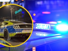 Policyjny Mustang hitem w sieci. KWP w Radomiu dementuje, że już został rozbity
