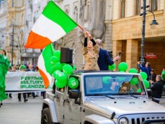 Dzień Świętego Patryka w Łodzi. Piotrkowska na zielono