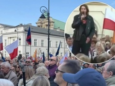 Chcą unijnej pożyczki SAFE. Nie uwierzycie, jakie hasło skandowali! WIDEO