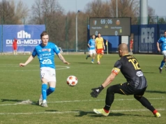 Pogoń Siedlce - Znicz Pruszków - złoty gol Karola Podlińskiego (zdjęcia)