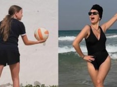 RZADKI WIDOK: Dorota Gardias wygrzewa się z córką na wczasach. 12-letnia Hania to cała mama? (FOTO)